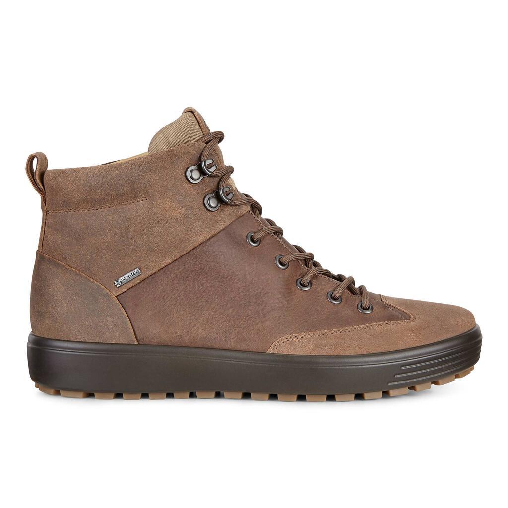 Bottes Ecco Soft 7 Tred Gtx High Homme Marron 7843-ZIRVC